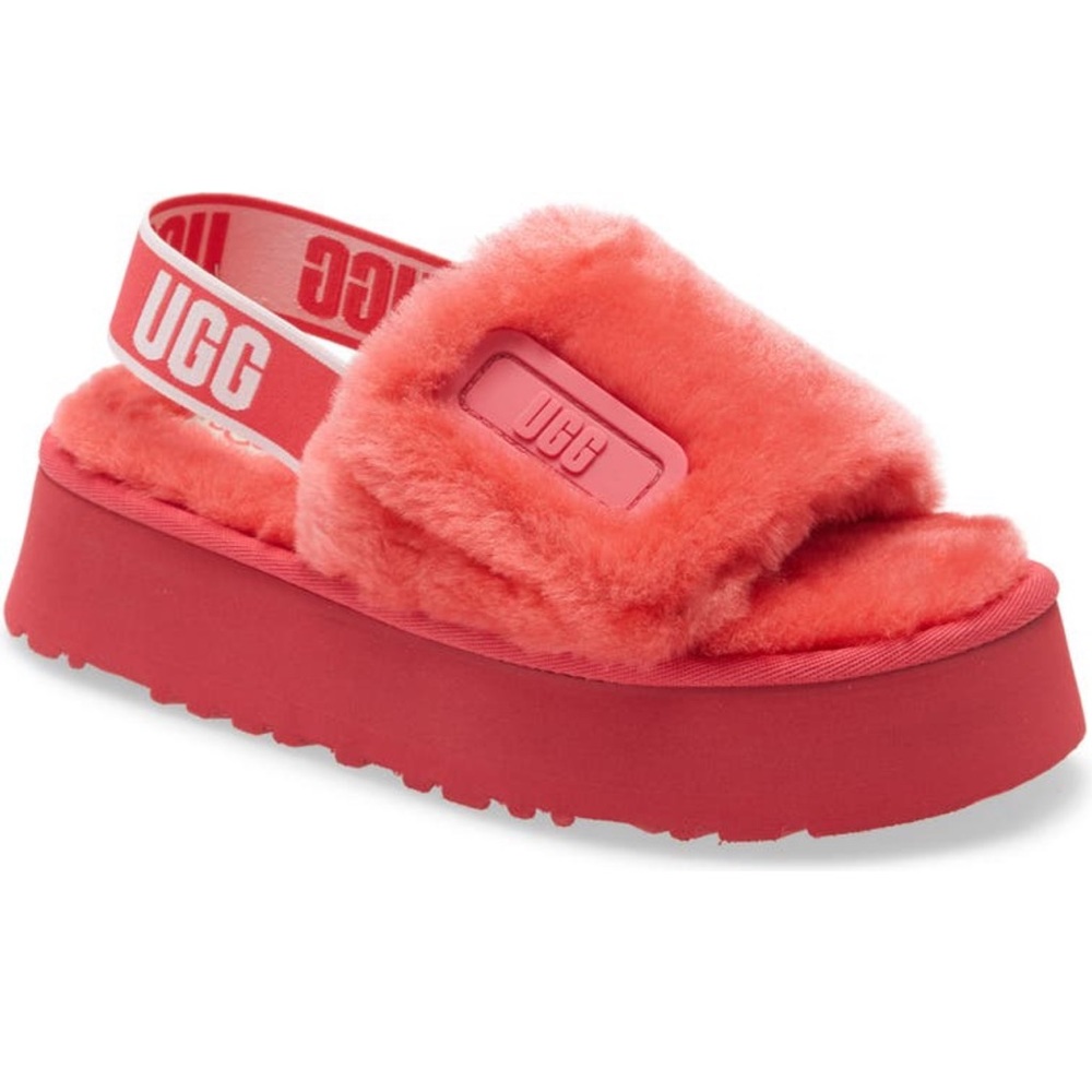 🔥🔥UGG Disco genuine shearling slingback slipper